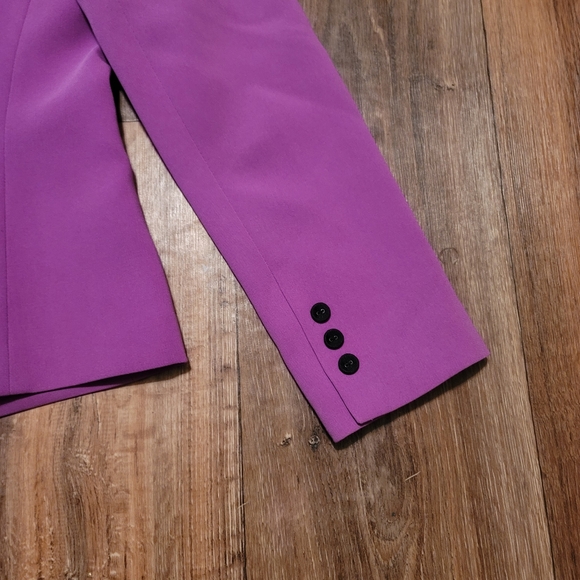 VINTAGE CASUAL CORNER Purple Blazer Size 8 - Picture 8 of 8